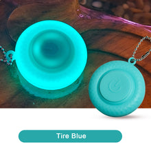 Load image into Gallery viewer, Pet Night Walking Safety Light Pendant Dog Puppy Led Silicone Glowing Collar Flashing Pendant Outdoor Hiking Backpack Bag Lights
