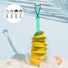 Load image into Gallery viewer, 4PCS Silicone Cowboy Hat Straw Covers Cap Compatible With Stanley Cup Straw Topper Dust Proof Reusable Straw Tip Protector Cap
