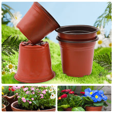 Load image into Gallery viewer, 100Pcs 4 Size Plant Pot Garden Nursery Cup Flowerpots Planter Seed Trays Flower Vegetable Container Grow Box

