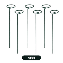 Load image into Gallery viewer, Metal Plant Support Stakes Garden Flower Support Single Stem Plant Support Stake Ring Artificia Climbing Trellis Garden Decorion
