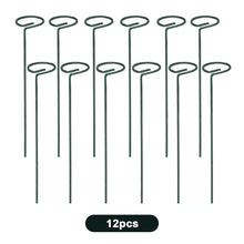 Load image into Gallery viewer, Metal Plant Support Stakes Garden Flower Support Single Stem Plant Support Stake Ring Artificia Climbing Trellis Garden Decorion
