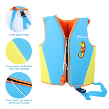 Load image into Gallery viewer, Kids Neoprene Life Jacket Baby Children Life Vest Water Sports Swimsuit 10-27 KG Children Swimming Aid Training Shark Life Vest
