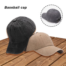 Load image into Gallery viewer, Retro Washed Cotton Baseball Caps Spring Summer Men Women Cotton Adjustable Casual Hat Hip Hop Streetwear Sun Hats
