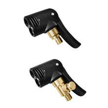 Load image into Gallery viewer, Car Tire Air Chuck Inflator Pump Valve Connector Car Tyre Wheel Valve Brass Clip-on Adapter for Inflatable Pump
