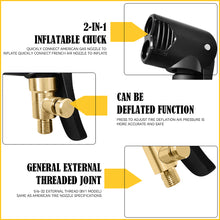 Load image into Gallery viewer, Car Tire Air Chuck Inflator Pump Valve Connector Car Tyre Wheel Valve Brass Clip-on Adapter for Inflatable Pump
