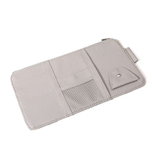Load image into Gallery viewer, Car Visor Organizer Sunglasses Holder Visor Multi-Pocket Accessories for Trucks Interior Car Accessories Pouch Pen Holder
