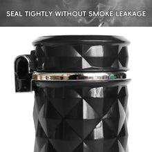 Load image into Gallery viewer, Universal Aluminum Alloy Car Ashtray With LED Light Ash Tray Cup Smokeless Portable Auto Ashtray Flame Retardant Car Accessories
