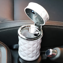 Load image into Gallery viewer, Universal Aluminum Alloy Car Ashtray With LED Light Ash Tray Cup Smokeless Portable Auto Ashtray Flame Retardant Car Accessories
