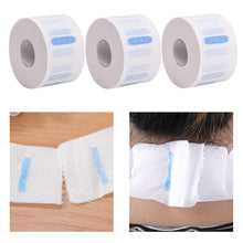 Load image into Gallery viewer, Barber Shop Supplies Neck Paper Disposable Anti Shatter Hair Scarf Paper Waterproof Hair Dyeing Scalding Tools Neck Protection Paper
