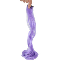 Load image into Gallery viewer, Colored Large Wave Long Curly Wig Ear Hanging Dye Hair Extensions Invisible High Temperature Silk Wig Patch
