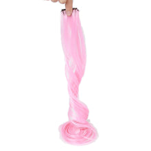 Load image into Gallery viewer, Colored Large Wave Long Curly Wig Ear Hanging Dye Hair Extensions Invisible High Temperature Silk Wig Patch
