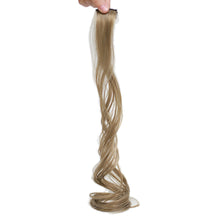 Load image into Gallery viewer, Colored Large Wave Long Curly Wig Ear Hanging Dye Hair Extensions Invisible High Temperature Silk Wig Patch
