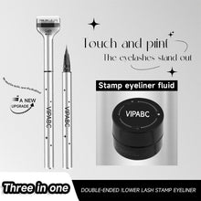 Load image into Gallery viewer, Simple Eyeliner Pen Waterproof and Non Dizzy Makeup Under Eyelash Seal Eyeliner Pen with Inkpad Eyeliner Liquid Pen Waterproof Eyeliner Pen
