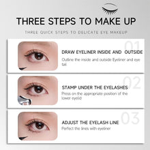 Load image into Gallery viewer, Simple Eyeliner Pen Waterproof and Non Dizzy Makeup Under Eyelash Seal Eyeliner Pen with Inkpad Eyeliner Liquid Pen Waterproof Eyeliner Pen
