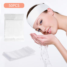 Load image into Gallery viewer, Disposable Hair Band Beauty Salon Skin Management Care Spa White Elastic Non-woven Fabric Hair Band
