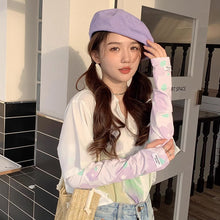 Load image into Gallery viewer, 1Pair Women Summer Ice Arm Sleeves Flower Pattern Sun Protection Sleeves Car Driving Cyclicing Arm Covers Outdoor Sunscreen Loose Ice Silk Sleeve
