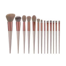 Load image into Gallery viewer, 13 PCS Makeup Brushes Set Eye Shadow Foundation Women Cosmetic Brush Eyeshadow Blush Beauty Soft Make Up Tools Bag
