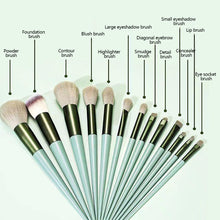 Load image into Gallery viewer, 13 PCS Makeup Brushes Set Eye Shadow Foundation Women Cosmetic Brush Eyeshadow Blush Beauty Soft Make Up Tools Bag

