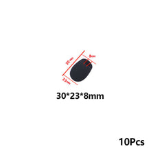 Load image into Gallery viewer, 10Pcs Black Mic Protector Replacement Headset Foam Covers Windscreen Windshield Sponge Covers Microphone Cover for Meeting Mic
