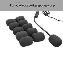 Load image into Gallery viewer, 10Pcs Black Mic Protector Replacement Headset Foam Covers Windscreen Windshield Sponge Covers Microphone Cover for Meeting Mic
