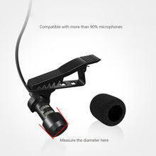 Load image into Gallery viewer, 10Pcs Black Mic Protector Replacement Headset Foam Covers Windscreen Windshield Sponge Covers Microphone Cover for Meeting Mic
