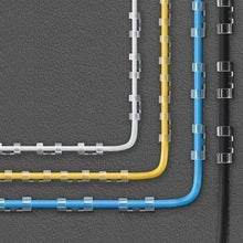 Load image into Gallery viewer, 20/5PCS USB Cable Organizer Clips Wire Winder Holder Earphone Mouse Cord Clip Protector Management Adhesive Hooks Desk Clamp
