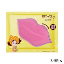 Load image into Gallery viewer, 5PCS Lemon Vitamin Essence Moisturizing Lip Mask Anti Crack Fade Lip Lines Lip Patch Soften Dead Skin Anti Chipping Gel Lip Mask
