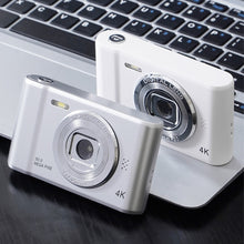 Load image into Gallery viewer, 4K 5000W Pixels Retro HD Camera Double Photography 8X Zoom Home Travel Portable Card Camera
