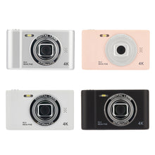 Load image into Gallery viewer, 4K 5000W Pixels Retro HD Camera Double Photography 8X Zoom Home Travel Portable Card Camera

