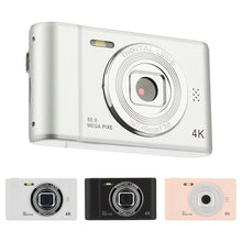 Load image into Gallery viewer, 4K 5000W Pixels Retro HD Camera Double Photography 8X Zoom Home Travel Portable Card Camera
