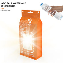 Load image into Gallery viewer, Portable Outdoor Emergency Saltwater Light No-Charge Adding Water To Light Camping Hiking Night Fishing SOS Lighting Equipment
