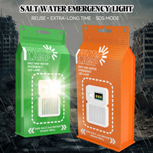 Load image into Gallery viewer, Portable Outdoor Emergency Saltwater Light No-Charge Adding Water To Light Camping Hiking Night Fishing SOS Lighting Equipment

