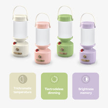 Load image into Gallery viewer, Portable Outdoor Camping Light With Ladybug Decorated LED USB Rechargeable Hanging Portable Ambiance Light
