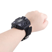 Load image into Gallery viewer, Multifunctional Outdoor Emergency Watch Light With Compass Camping Hike Rechargeable Wrist Light LED Glare Flashlight
