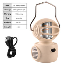 Load image into Gallery viewer, Multi-Functional Outdoor Camping Alien Atmosphere Light USB Charging LED Strong Light Emergency Tent Light Portable Flashlight
