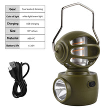 Load image into Gallery viewer, Multi-Functional Outdoor Camping Alien Atmosphere Light USB Charging LED Strong Light Emergency Tent Light Portable Flashlight
