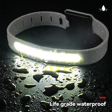 Load image into Gallery viewer, Outdoor COB Floodlight Sensor Arm Light Elastic Adjustable Ultra Light LED Night Run Night Fishing Flashlight USB Charging
