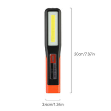 Load image into Gallery viewer, Portable LED Work Light With Magnet And Hook USB Rechargeable Flashlight For Car Repair Outdoor Camping

