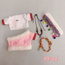 Load image into Gallery viewer, 20CM Cotton Doll Rompers Cartoon Plush Doll Replacement Outfit Playing House Accessories Mini Clothes
