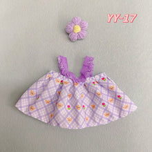 Load image into Gallery viewer, 20CM Cotton Doll Rompers Cartoon Plush Doll Replacement Outfit Playing House Accessories Mini Clothes
