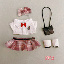 Load image into Gallery viewer, 20CM Cotton Doll Rompers Cartoon Plush Doll Replacement Outfit Playing House Accessories Mini Clothes
