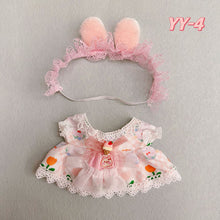 Load image into Gallery viewer, 20CM Cotton Doll Rompers Cartoon Plush Doll Replacement Outfit Playing House Accessories Mini Clothes
