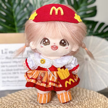 Load image into Gallery viewer, 20CM Cotton Doll Rompers Cartoon Plush Doll Replacement Outfit Playing House Accessories Mini Clothes
