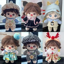 Load image into Gallery viewer, 20CM Cotton Doll Rompers Cartoon Plush Doll Replacement Outfit Lolita Dress Playing House Accessories Mini Clothes
