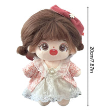 Load image into Gallery viewer, 20CM Cotton Doll Rompers Cartoon Plush Doll Replacement Outfit Lolita Dress Playing House Accessories Mini Clothes
