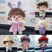 Load image into Gallery viewer, 20CM Cotton Doll Rompers Cartoon Plush Doll Replacement Outfit Lolita Dress Playing House Accessories Mini Clothes
