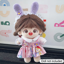 Load image into Gallery viewer, 20CM Cotton Doll Rompers Cartoon Plush Doll Replacement Outfit Lolita Dress Playing House Accessories Mini Clothes
