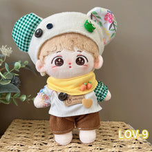 Load image into Gallery viewer, 20CM Cotton Doll Rompers Cartoon Plush Doll Replacement Outfit Dress Playing House Accessories Mini Clothes
