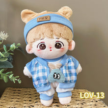 Load image into Gallery viewer, 20CM Cotton Doll Rompers Cartoon Plush Doll Replacement Outfit Dress Playing House Accessories Mini Clothes
