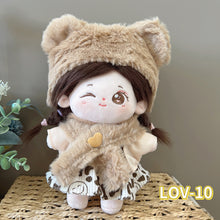 Load image into Gallery viewer, 20CM Cotton Doll Rompers Cartoon Plush Doll Replacement Outfit Dress Playing House Accessories Mini Clothes
